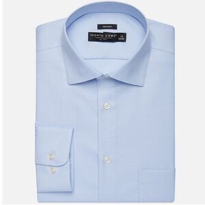 Pronto Uomo Modern Fit Men’s Blue Dress Shirt